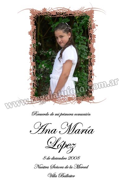 Estampita - CO0126  | Imagen del modelo