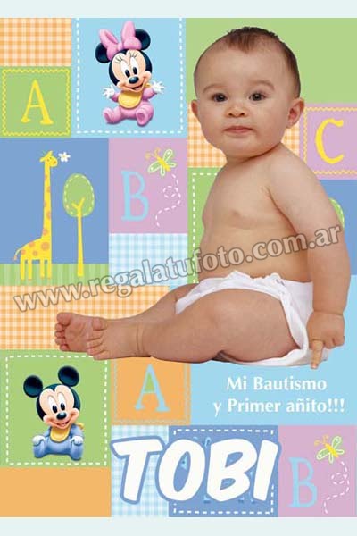 Bautismo Mickey Baby - BA0592  | Imagen del modelo